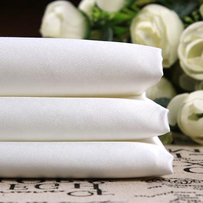 China Twistless 75D*300D satin striping Semi-bleached finished product thickened Matt Non-twist satin wedding satin 100% polyester fabric for sale