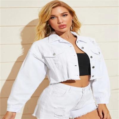 China 2021 autumn new factory fashion new female jacket QUICK-DRY wholesale denim shorts jacket for sale