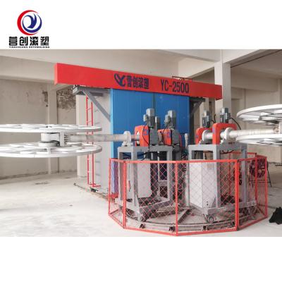 China new design 3 arms carrousel moulding machine from China Te koop