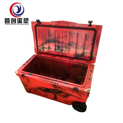 中国 Reliable Tie-Down Points Rotomolded  custom design Cooler Box with UV Resistant 販売のため