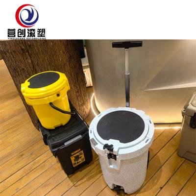 中国 7kg-15kg Yellow Rotomolded Cooler Box with UV Resistant ——custom design 販売のため