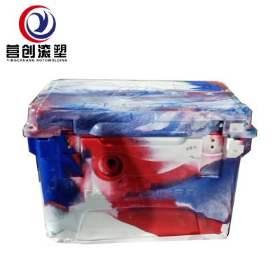 China Halten Sie Ihr Essen kühl und frisch mit unserem Rotomolded Custom Color Lunch Cooler mit Griff zu verkaufen