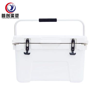 中国 Thermal Insulation Rotomolded Cooler Box with Handle and Lid——Customized styles 販売のため