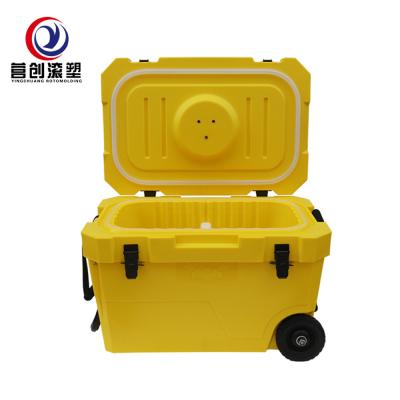 中国 Lid Yes Rotomolded Cooler Box with Customizable Lid for Outdoor Applications 販売のため