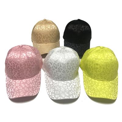 China Wholesale Hip Hop Leopard Hat Adult Hot-Seller Ponytail Leopard Sun Hat Outdoor Activities Hat for sale