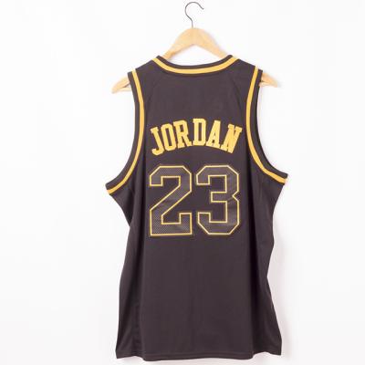 China #23 Jorden Jersey Light Weight Antibacterial Basketball Uniform Tank Top And Custom Shorts Basketball Tank Top for sale