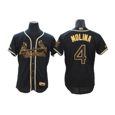 China 4 De Molina Custom Baseball Antibacterial Sublimation Uniform Baseball Tank Top Shirts for sale