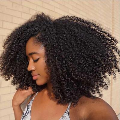 China Afro Curly YL Front Wigs 13*4*1 T Piece Cheap Kinky Curly Hair Lace Front Wigs For Color Women Short Curly Brazilian Hair Wigs for sale