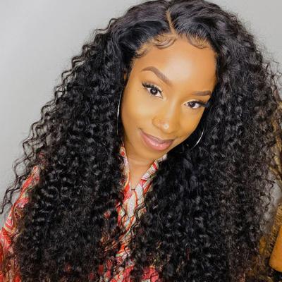 China Gorgeous Transparent Deep Wave 4x4 Lace Closure Wig, Original Brazilian Hair Wig, Brazilian Virgin Hair Lace Front Wig for sale