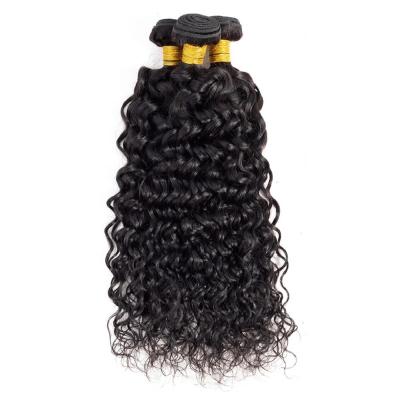 China 32 Inch Unprocessed Malaysian Virgin Hair Water Wave Cuticle Aligned Hair Bundles for sale