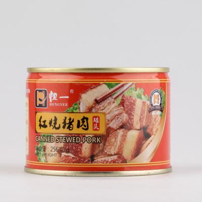 China HENGYI Canned Canned Meat Cans Food High Quality 256g Cooked Pork Canned Food for sale