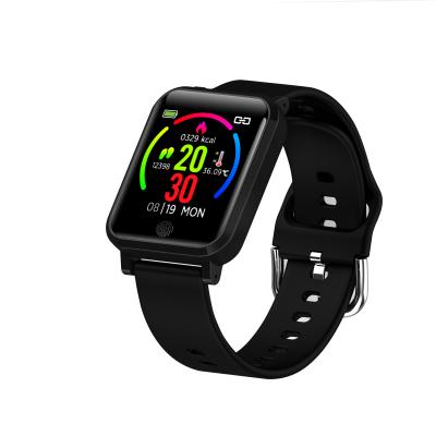 China Touch Screen Smart Bracelet with Temperature Detective, Sport Smart Watch with Heart Rate Monitoring, Smart Watch for Men Women for sale