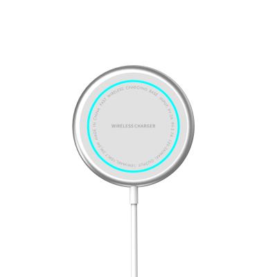 China For iPhone 12 Series 15w Qi Wireless Charging Pad Magnetic Fast Wireless Charger Stand iPhone 12 Charger for sale