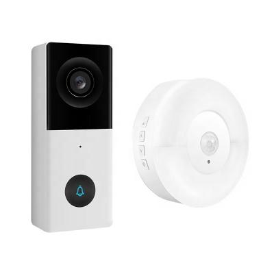 China Traditional Wi-Fi Intercom Security 1080p Smart Home Camera Doorbell Hole Camerwith Free Traditional Battery Connectivity Battery Ring 58 Songs for sale