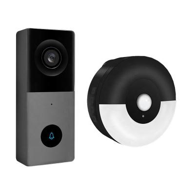 China 2022 newest modern Tuya IP65 12-24v waterproof smart home solution for PIR motion detection night vision video doorbell with Google for sale