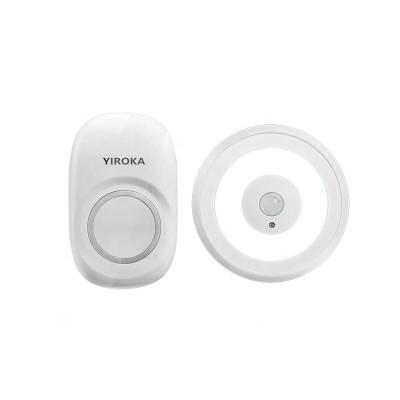 China Modern Wireless Doorbell Waterproof Deaf Doorbell with LED Flashing Light Smart Doorbell for sale