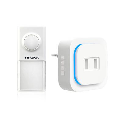 China Shenzhen Manufacturer Long Range Modern Kinetic Waterproof Wireless IP55 Doorbell For Home Office for sale