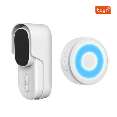 China Tuya Smart Security Wifi Doorbell Tuya APP Remote Control Open Doorbell With Indoor Chime WF901-708AD for sale