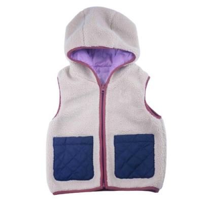 China Commercial Wholesale Quality Assurance Polyester Fleece Vest Children's Fleece Vest Children Winter Wear for sale