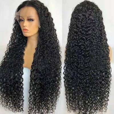 China Fuxin Kinky Curly Raw Brazilian Hair Hd Lace Frontal Wigs 250 Density Pre Plucked Kinky Curly Hair Lace Front Wigs For Black Woman for sale