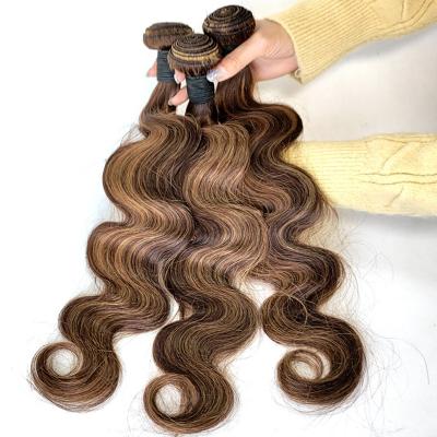 China Body Wave 10a Grade Body Wave Bundles And Closures Set Hair Weave Bundles With Closure Ready To Ship Honey Blonde Highlights Bundles for sale