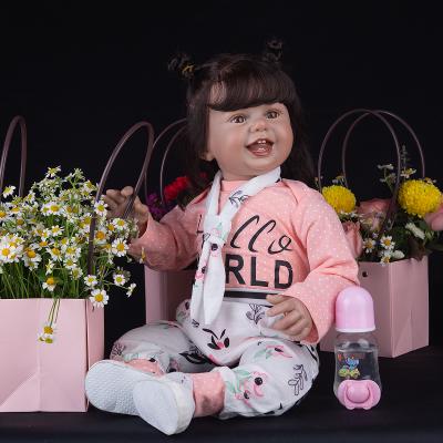 China Changeable Dress KEIUMI 27 Inch Reborn Baby - Doll Hand Paint Long Rooted Hair Reborn Dolls Charming Smile Newbron Doll Toys for sale