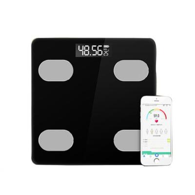 China Smart Desktop Body Fat Scale With Personal APP 180kg BMI Digital Body Composition Scale 26*26cm for sale