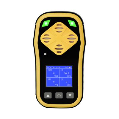 China YAOAN ABS Portable Gas Leakage Detector 4-In-1 Multi Gas Monitor for sale