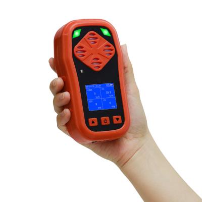 China Draagbare gasmonitor Alarm Multi LEL Combustible O2 CO H2S 4 in 1 gasdetector Te koop