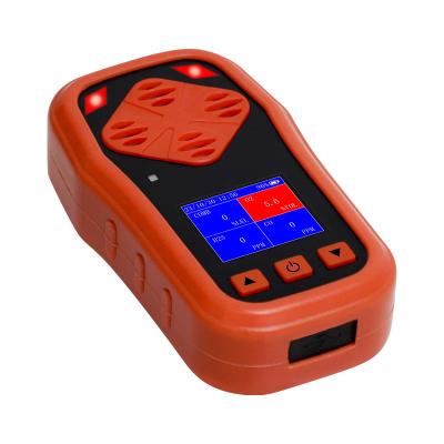 China 4 In 1 Portable Multi Gas Detectors Dust Proof O2 H2S CO CH4 Gas Detector for sale