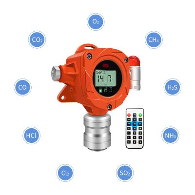 Chine Détecteur de gaz fixe monté sur le mur Détecteur de gaz C2h6 So2 Avec capteur intelligent à vendre