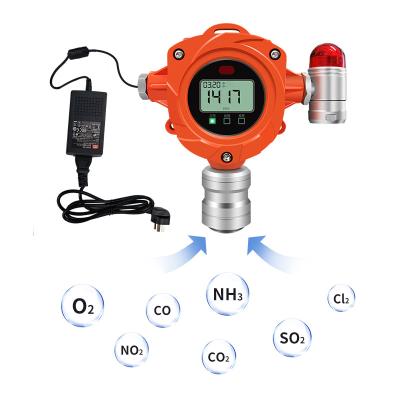 China HCL Hydrogen Chloride Gas Monitor Wall Mount Toxic PH3 Phosphine Gas Detector for sale