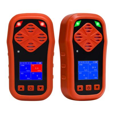 China Handheld Carbon Monoxide Detectors Draagbare Ammoniak Analyzer Multi Gas Detector 4 Gas Te koop