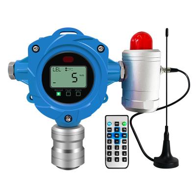 China Fixed Gas Detector Industrial Gas Leak Detector with H2S C02 CO CH4 Sensor for sale