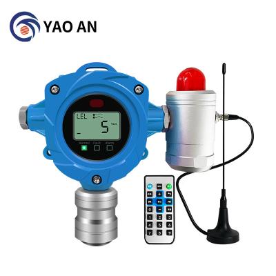 중국 YAOAN VOC CH4 CO CL2 H2S SF6 가스 누출 감지기 VOL LEL LPG 연소성 산소 독성 스마트 가스 센서 경보 모니터 판매용