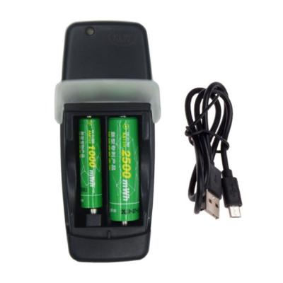 China Standard Auto Battery NiZn 1.6v AA AAA Rechargeable Battery Charger with 2 Slots and LED Indicator Independent Charging Functions for sale