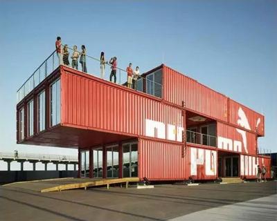 China Parking Lot Recycled Container House Store Restaurant for sale