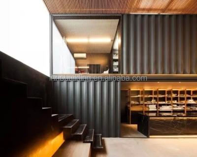 China Parking shipping container modification house for sale