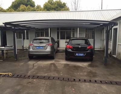 China Metal Steel Frame Polycarbonate Carport for sale