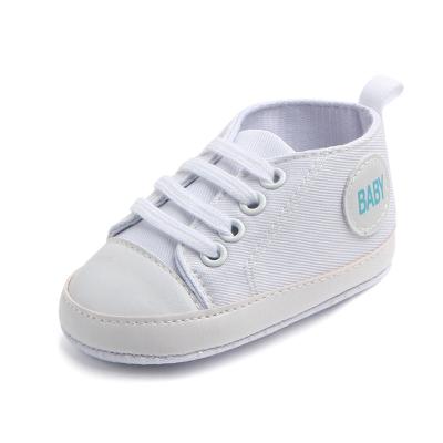 China Best-selling flat breathable children's wear-resistant canvas shoes high top with flat bottom anti-drop sports shoes for sale