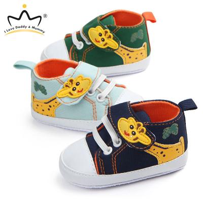 China Hot Selling Spring and Autumn Style Cartoon Flat Bottom Baby Sports Flat Non-slip Sneakers for sale