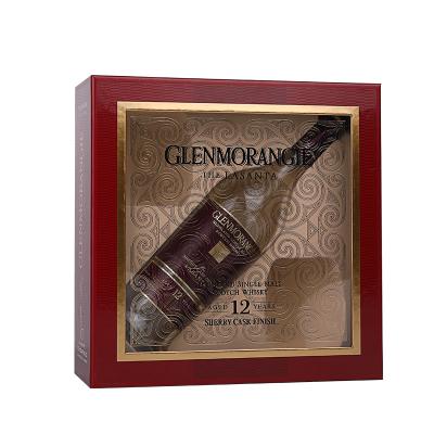 China Wholesale Customized Elegant Luxury Disposable Wine Gift and Wine Cup Packaging Paper Box for sale