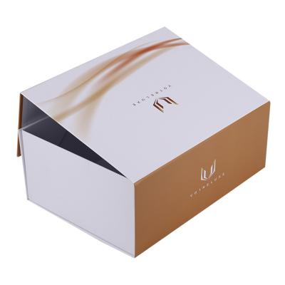 China Wholesale Disposable Luxury Empty Foldable Gift Box Printed With Logo Custom Folding Paper Box Packaging for sale