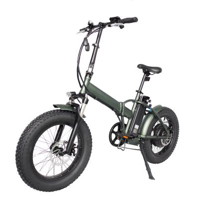 China 20 Inch Dual Motor 500 Motor 500 Fat Tire Two Mini Electric Foldable Bike Multifunctional 20 Inches for sale