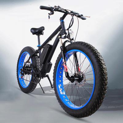 China New designed 26inch multifunctional fat tire ebike 500W mountain ebike with fender for sale