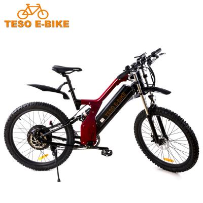 China 500w 1000W Multifunctional Full Suspension Mountain Ebike for sale