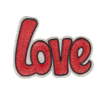 China Wholesale Cheap Handmade Chenille Patch Letter Beautiful Embroidered Custom Chenille Patches Embroidery for sale