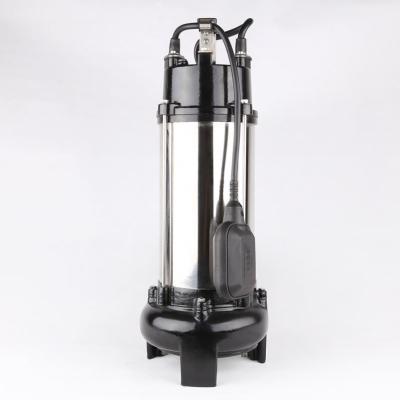 China Washing And Cleaning Sewage 1.7 2.4 2 Hp Submersible Water Pump With Scissor Cutting System for sale