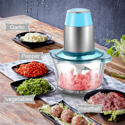 China China 1.8L High Output Mini Multifunctional Electric Meat Food Mixer Machine, Two Speed ​​Mincer Cleaver for sale