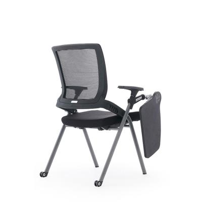 China (Size) Adjustable Heavy Duty Fans Forming Foldable Writing Board Office Chair Conference Chair for sale